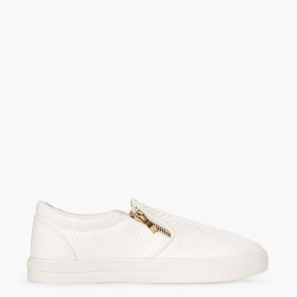 #NWT - SLIP ON SNEAKER W/ DECORATIVE ZIPPER - Picture 6 of 8